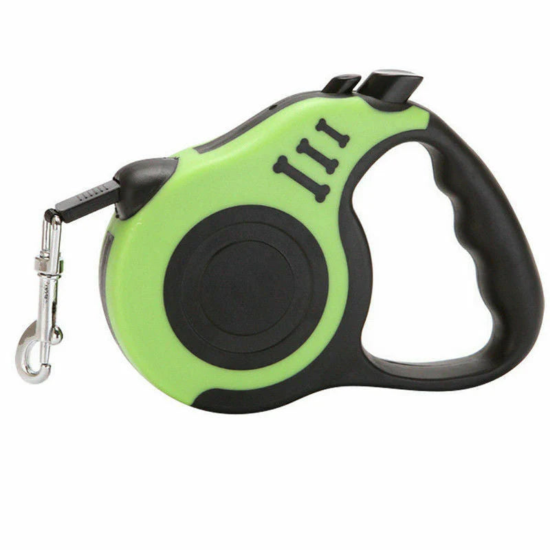 Automatic Retractable Dog Leash with Dual Size Options and Safety Brake & Lock System